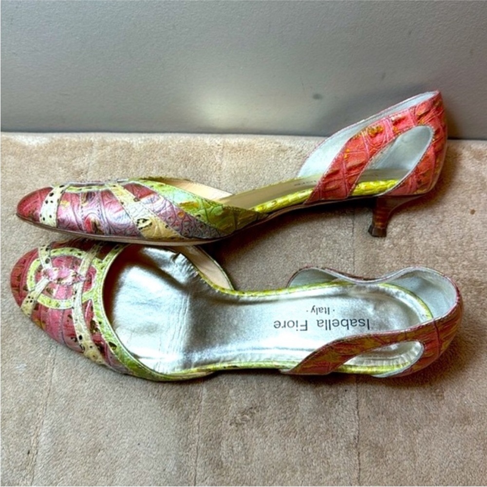 ISABELLA FIORE tiny heel pumps